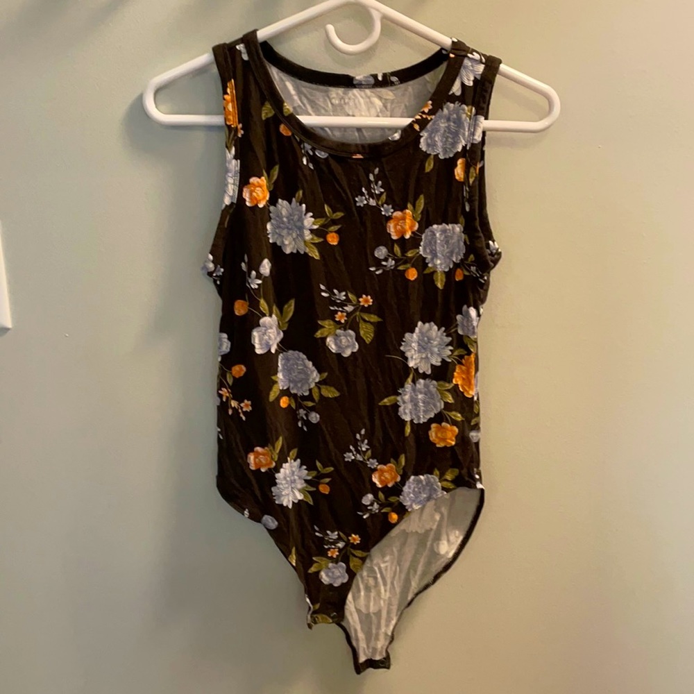 American Eagle Floral Bodysuit